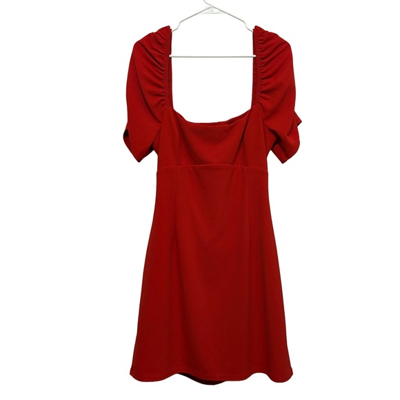 Adelyn Rae Red Mini Dress Size Large - Picture 2 of 10